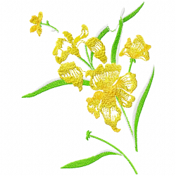 Flowers And Tree Embroidery Design 4 Flowers And Tree Embroidery Design 4